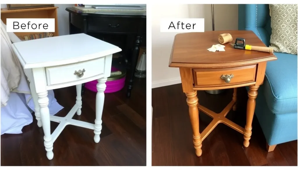 budget-friendly furniture makeover showing practical benefits of DIY home decor