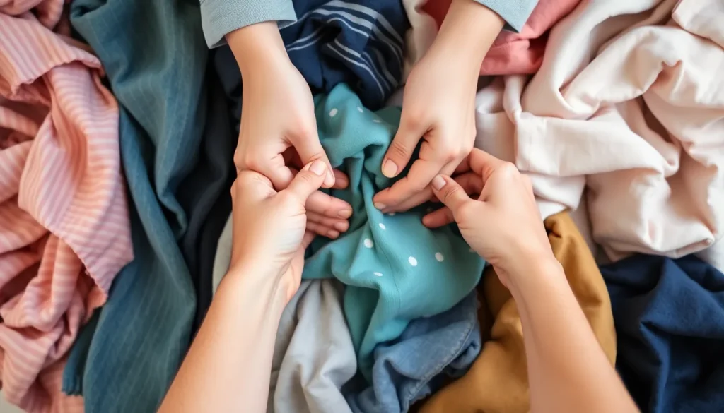 Decluttering clothes as a practical way to improve clutter and mental health