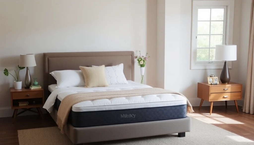 Bedroom showing how to balance splurges and savings in home decor