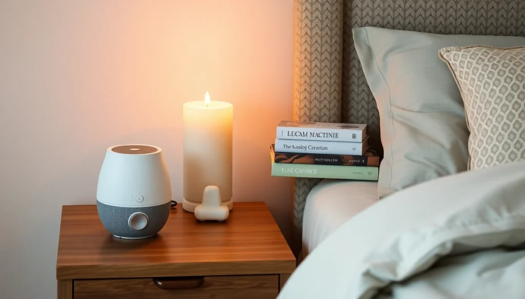 cozy bedroom ideas with calming scents and peaceful sounds